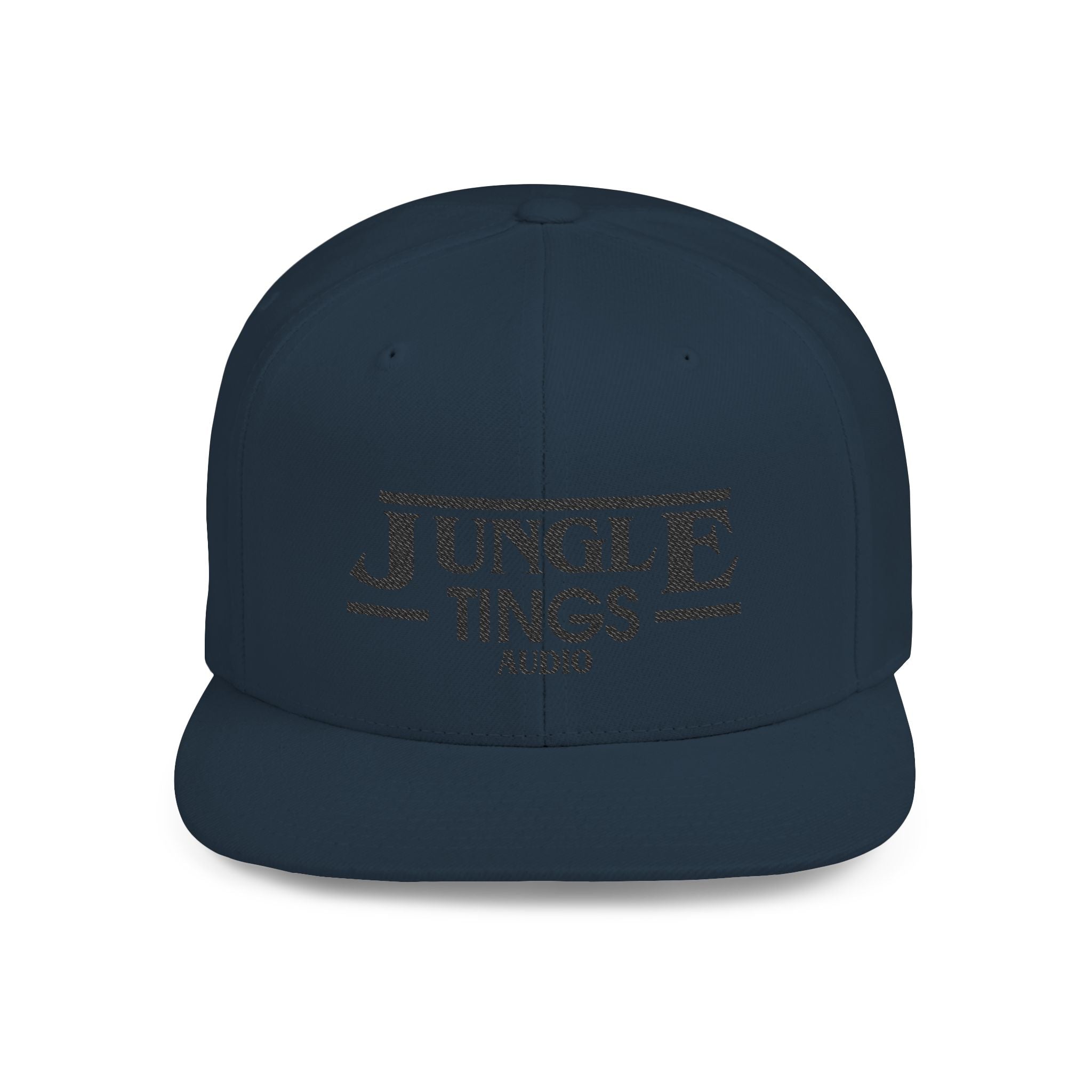 JTA Flat Bill Snapback Black Logo