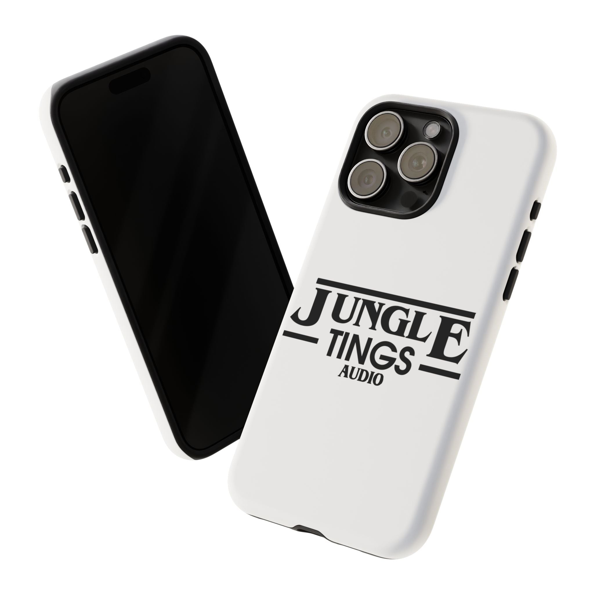 JTA Tough Cases Smartphone White Case Black logo