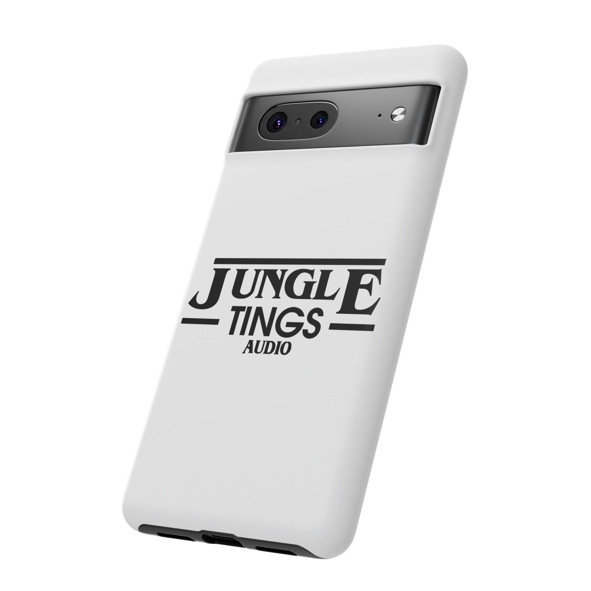 JTA Tough Cases Smartphone White Case Black logo