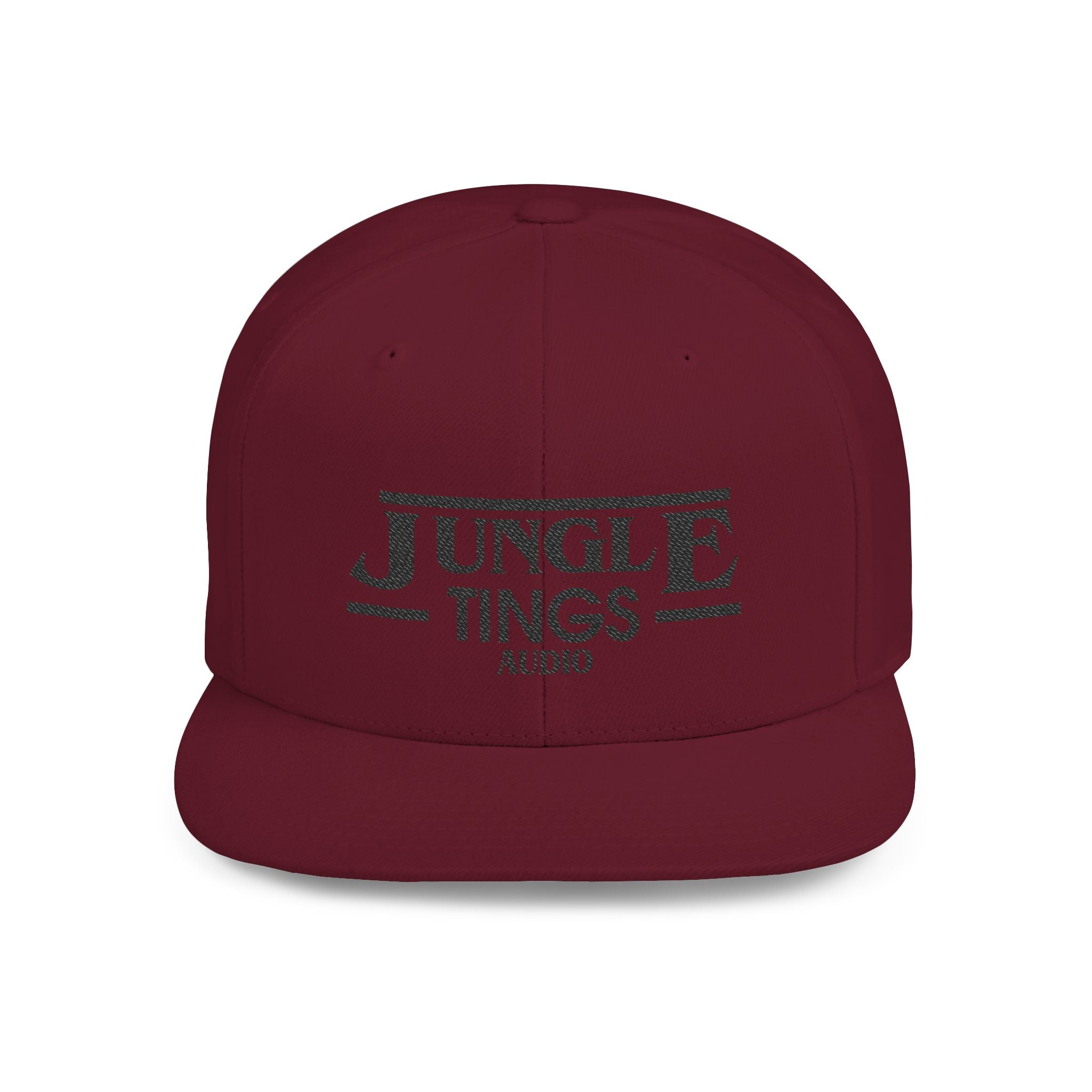 JTA Flat Bill Snapback Black Logo